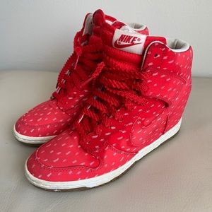 Red Nike High Tops